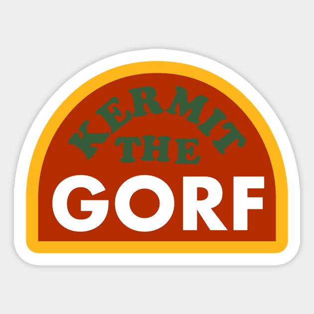 Kermit the Gorf Sticker by Mojoswork